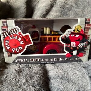 M&M's Red Fire Truck Toy